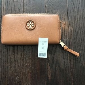 Tory Burch New Logo Zip Continental Wallet